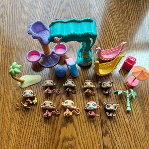 Vintage Littlest Pet Shop Monkey Bundle